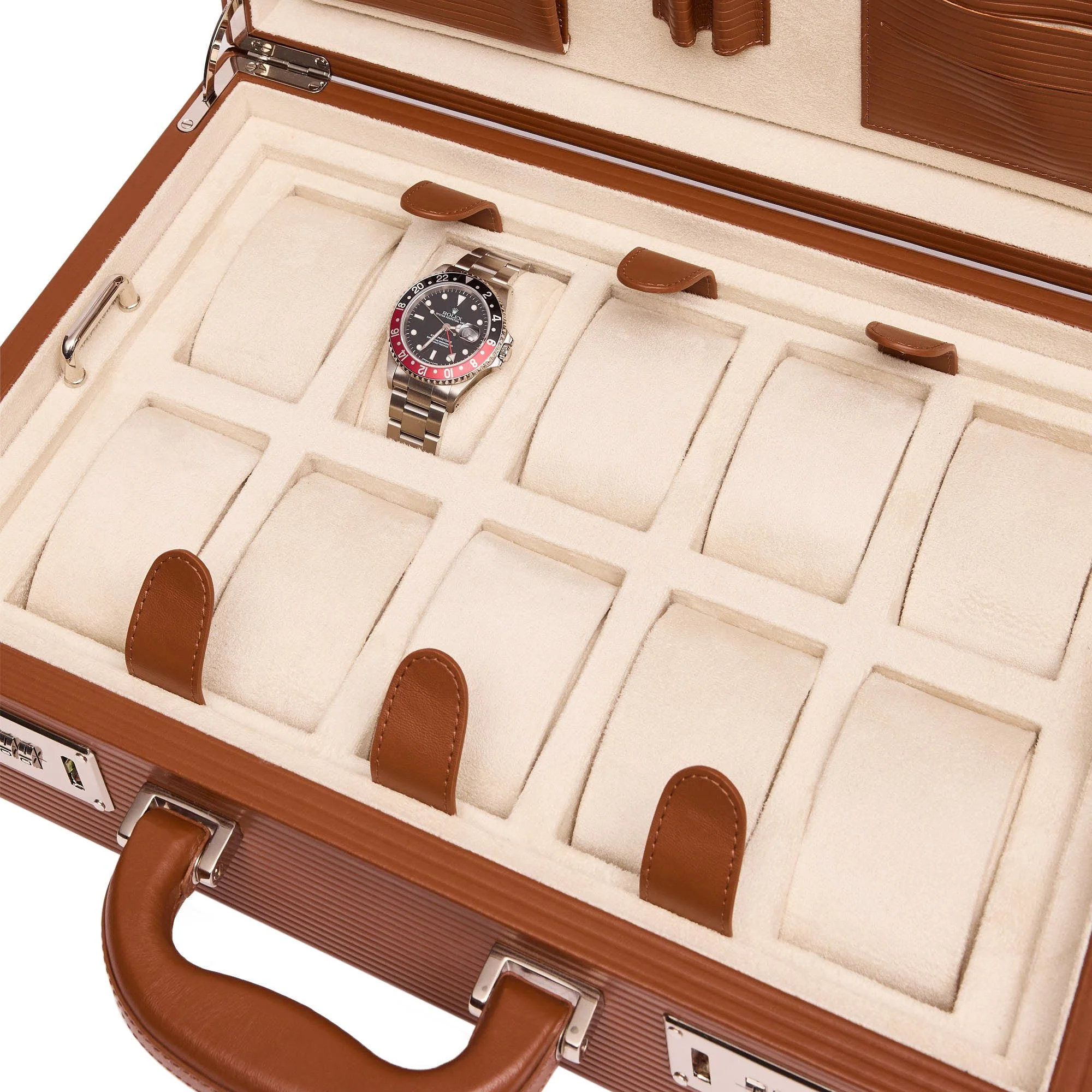 Nova Ten Watch Briefcase - Tan - Image 7