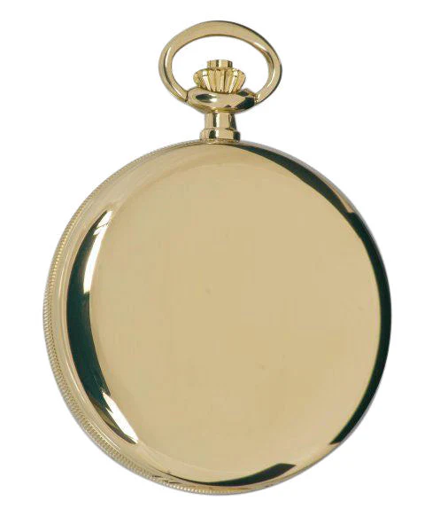 Quartz Full Hunter Pocket Watch - Gold - Image 2